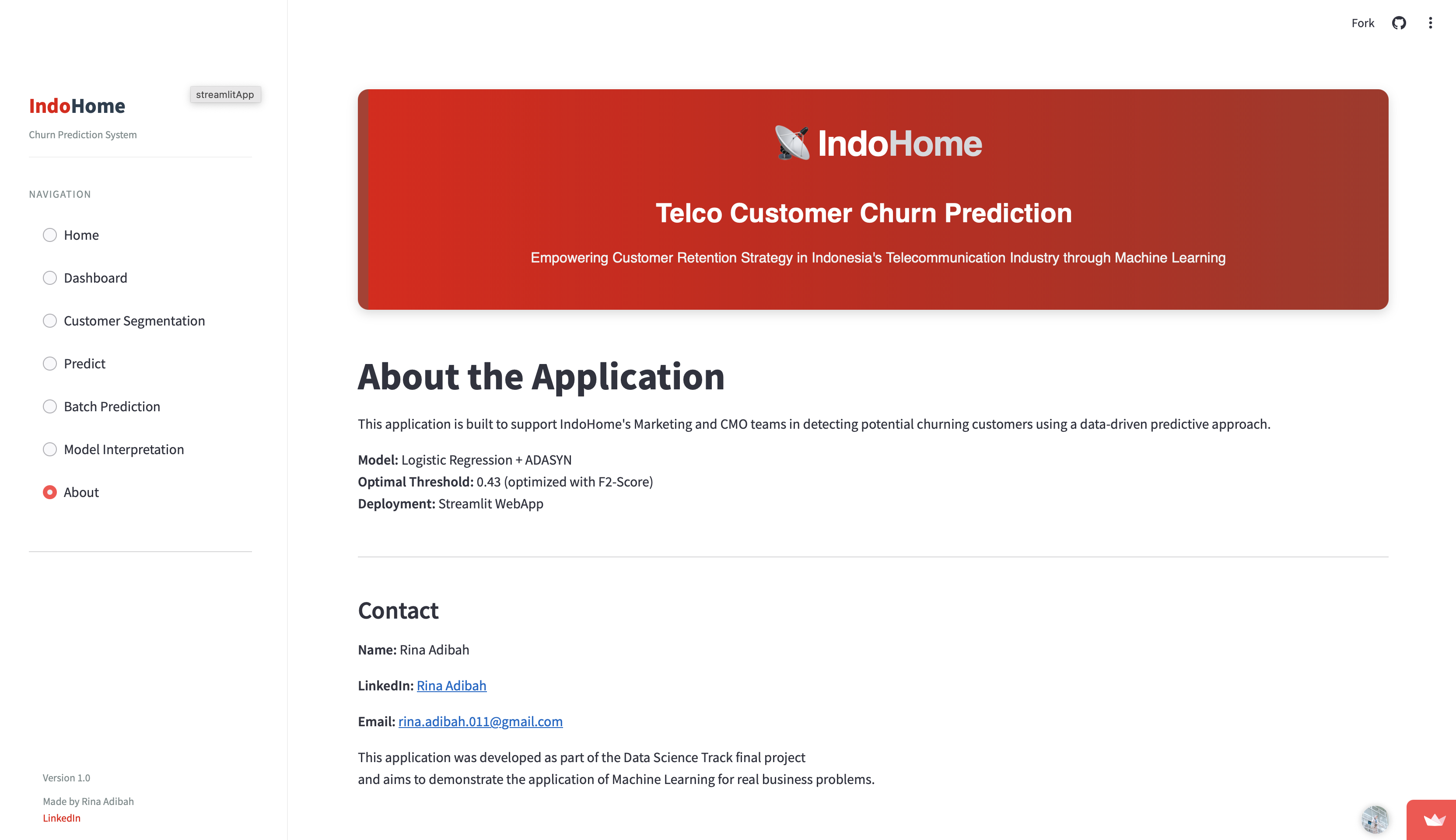 Telco Customer Churn IndoHome Project